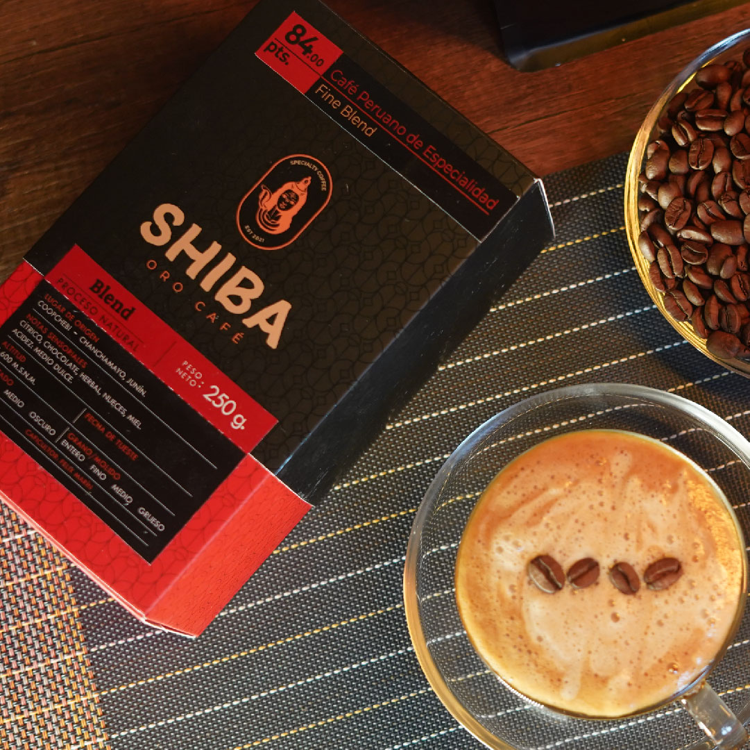 SHIBA_Blend_4-02 Café de Especialidad Blend de Chanchamayo SHIBA 250 g
