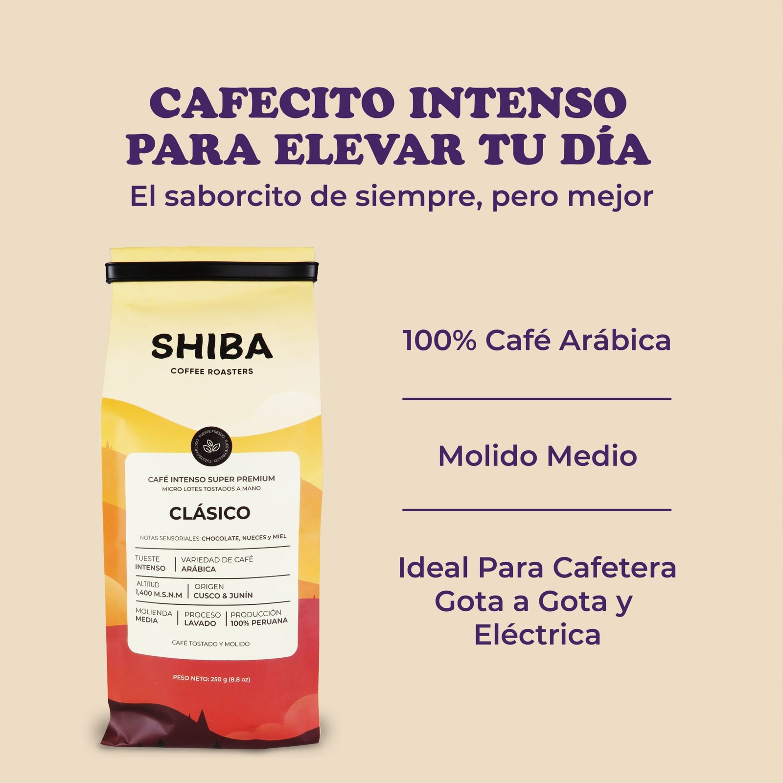 Café molido SHIBA para pasar Café molido SHIBA para pasar