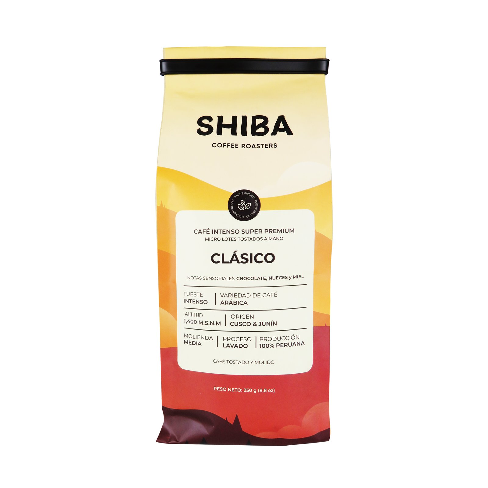 Café molido Intenso para pasar cafetera SHIBA Café molido Intenso para pasar cafetera SHIBA