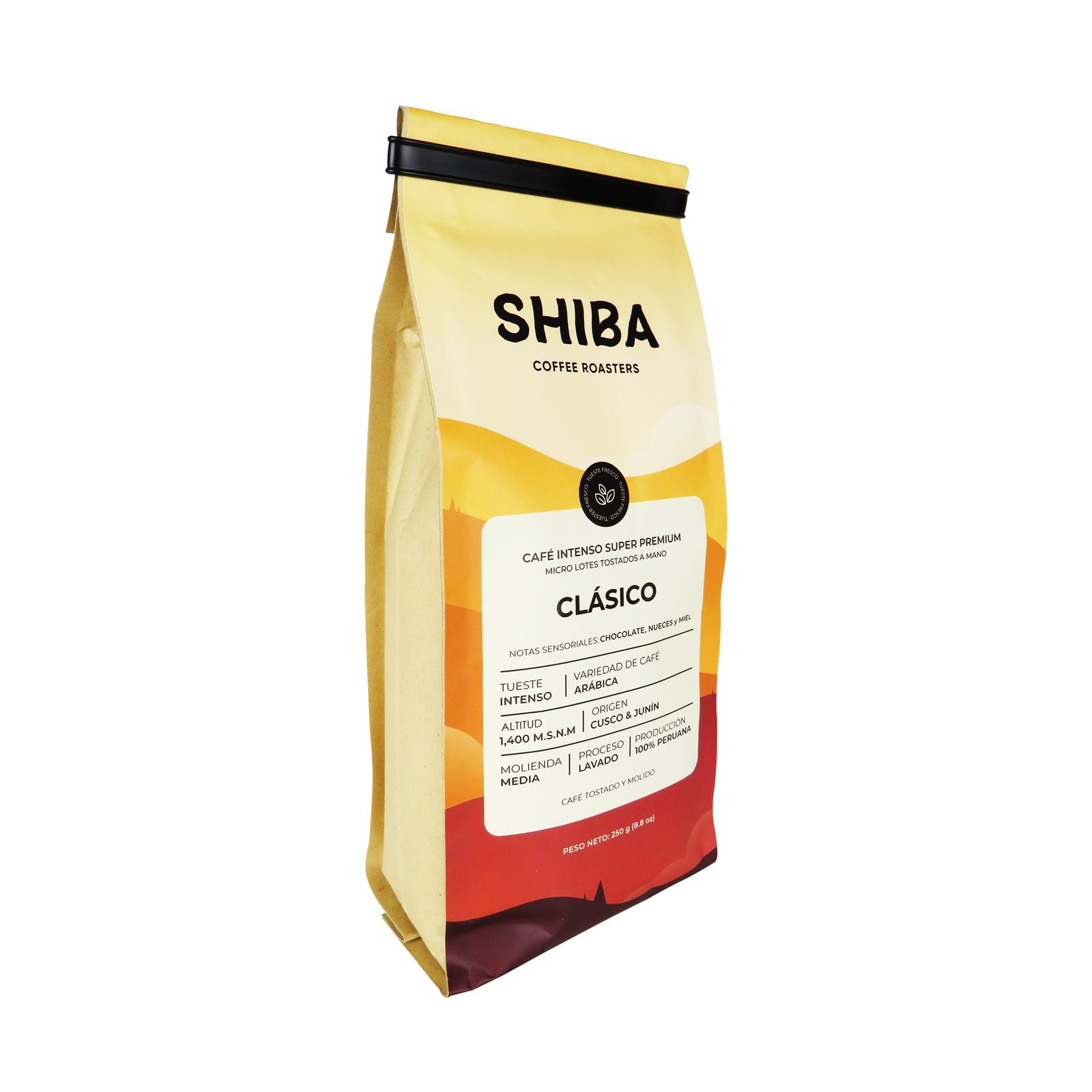 Café molido Intenso para pasar cafetera SHIBA
