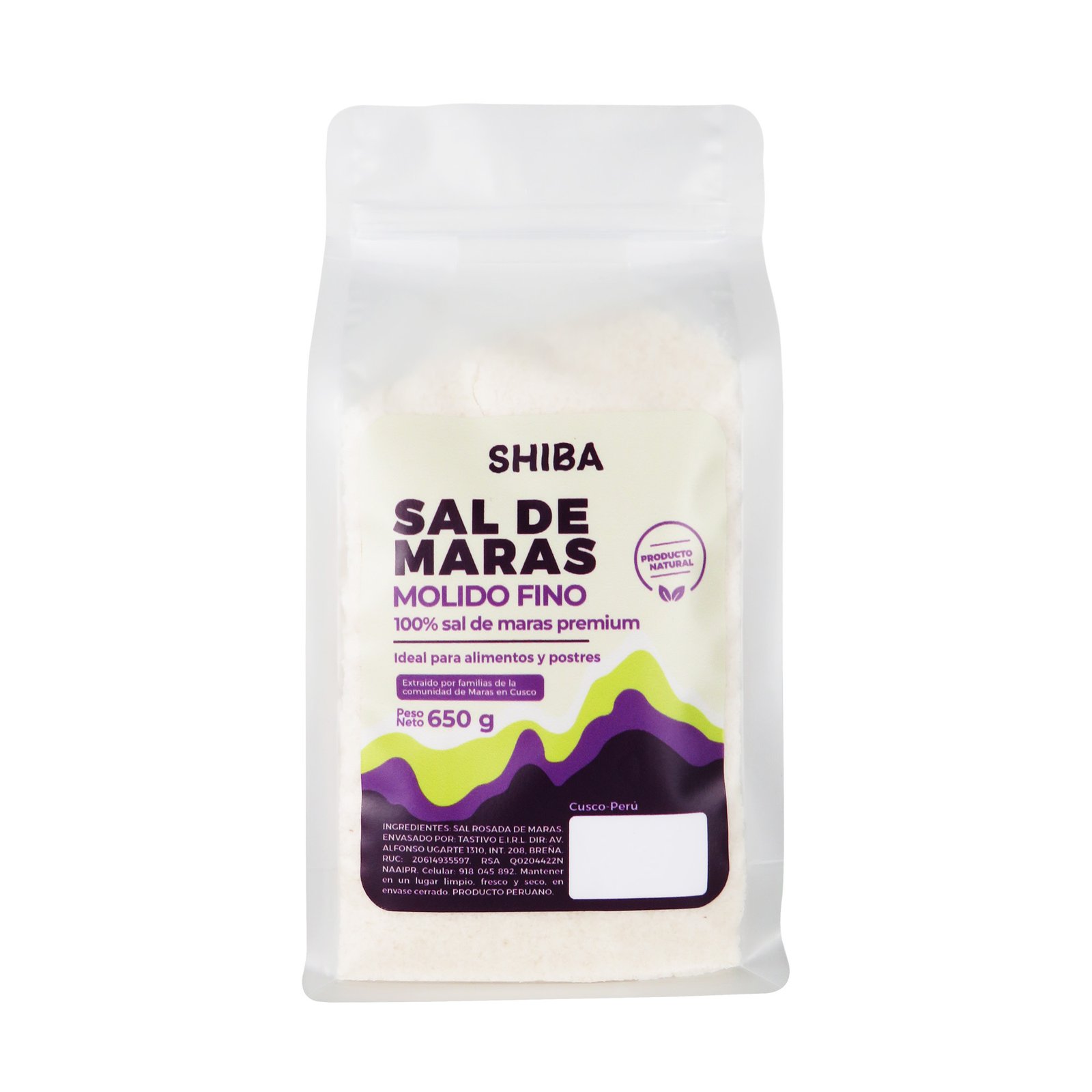 Sal Rosada de Maras SHIBA
