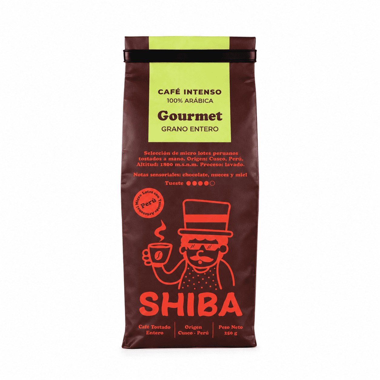 Café Inteso Grano Entero SHIBA
