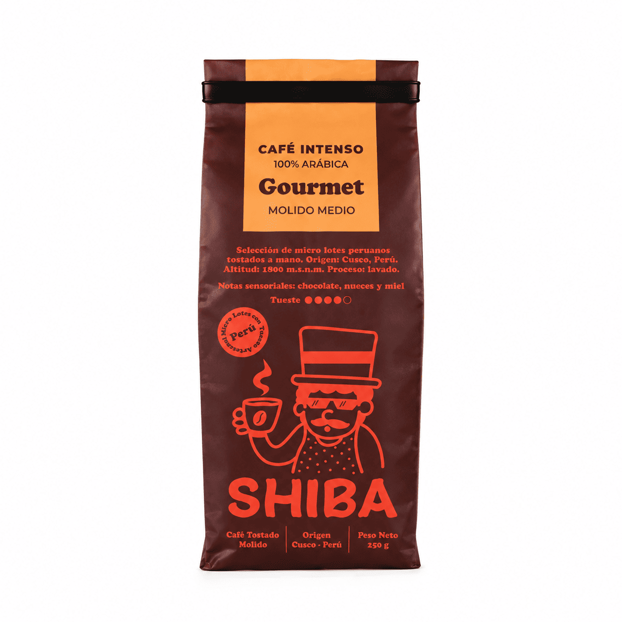 Café Gourmet SHIBA Intenso molido